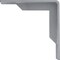Ekena Millwork Stockport Steel Bracket, Hammered Light Blue 2"W x 8"D x 8"H BKTM02X08X08STHLB - alternate 9